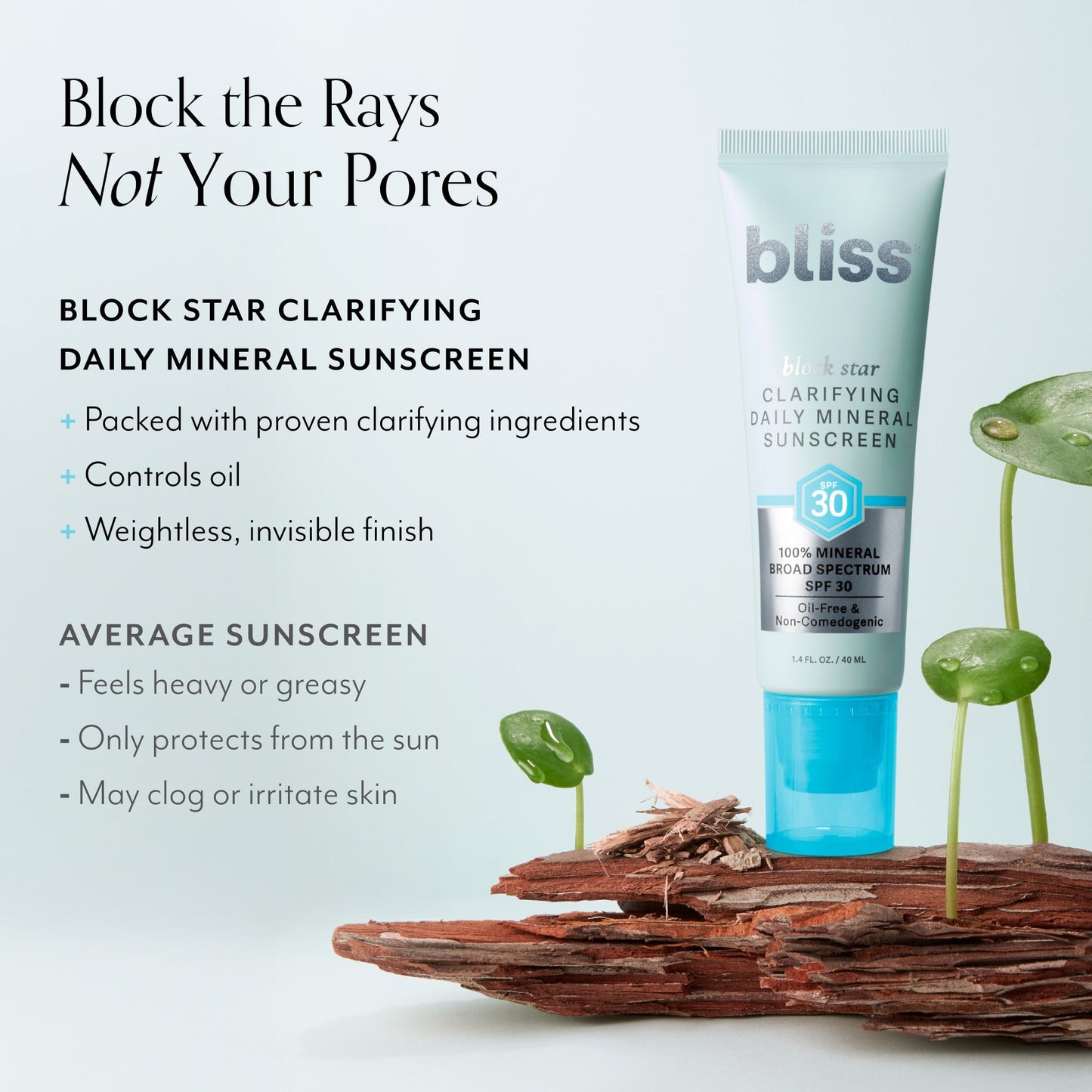 Block Star Clarifying Mineral Sunscreen SPF 30