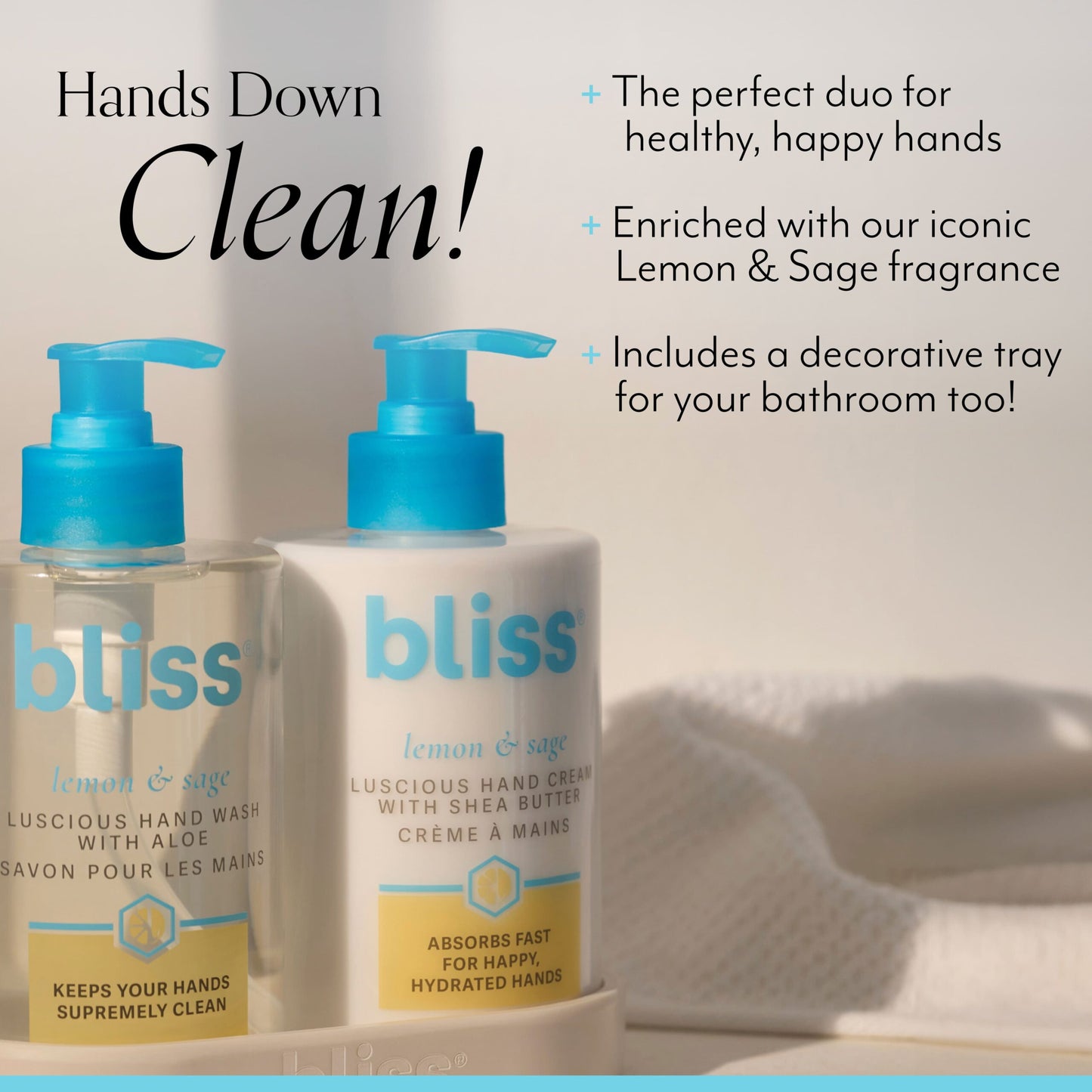 Lemon & Sage Happy Hands Cream & Wash